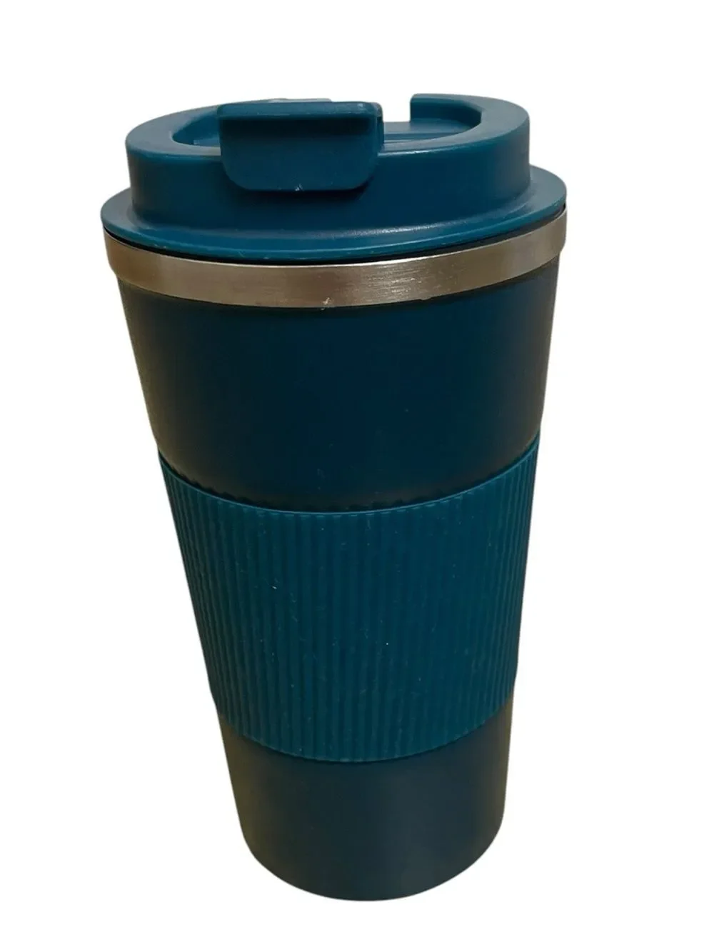Teal Blue Stainless Steel Vacuum Insulated Travel Coffee Mug Tumbler